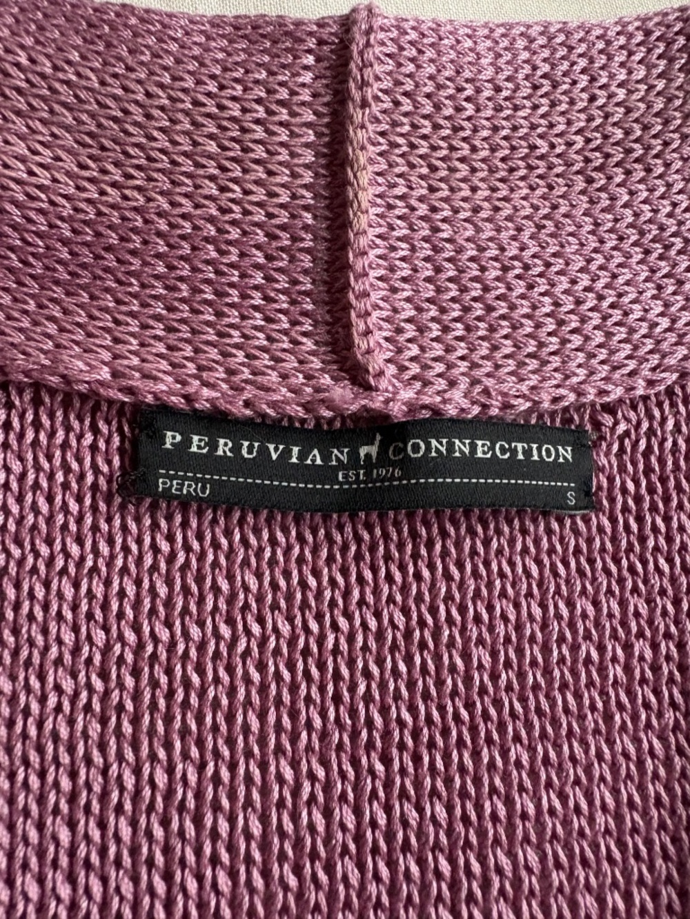 Peruvian Connection Open Front Cardigan - Picture 3 of 4